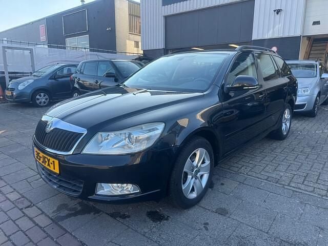 Occasion Skoda Octavia Business Line 160 PK (117 kW) 2009 Zwart Stationwagen