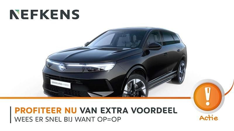Zwart Nieuw 2025 Opel Grandland X SUV | € 53.696 (Eerlijke prijs) - Afbeelding 1/4