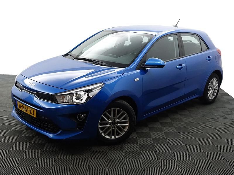 Occasion Kia Rio 117 PK (86 kW) 2022 Blauw metallic Hatchback