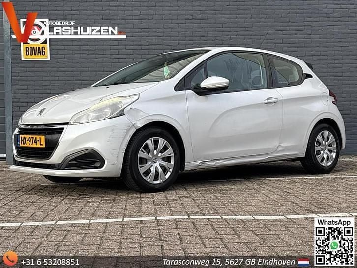 Wit Occasion 2016 Peugeot 208 Active Hatchback | € 2.350 (Super prijs) - Afbeelding 1/4
