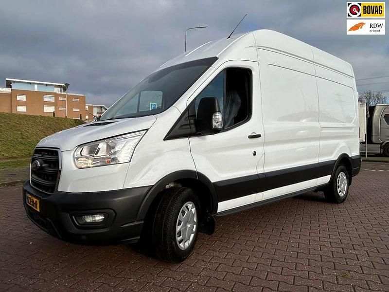 Wit Occasion 2021 Ford Transit Trend Van | € 20.900 (Super prijs) - Afbeelding 1/4