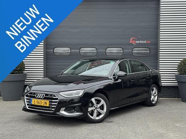 Zwart Gebruikt 2021 Audi A4 S-Line Sedan | € 23.990 (Super prijs) - Afbeelding 1/4