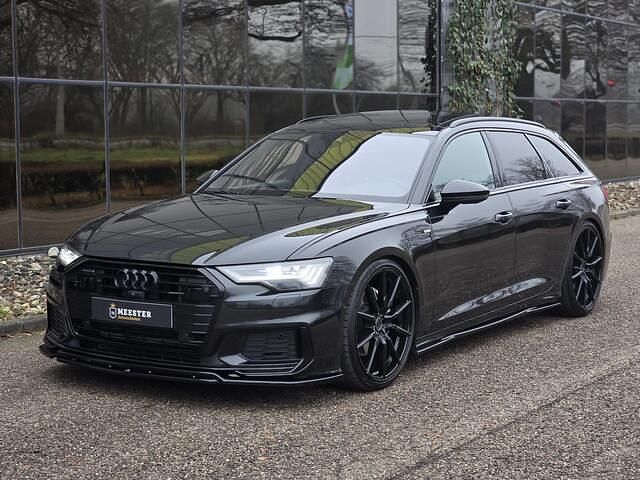 Zwart (metallic) Occasion 2018 Audi A6 S-Line Stationwagen | € 40.995 (Duur) - Afbeelding 1/4