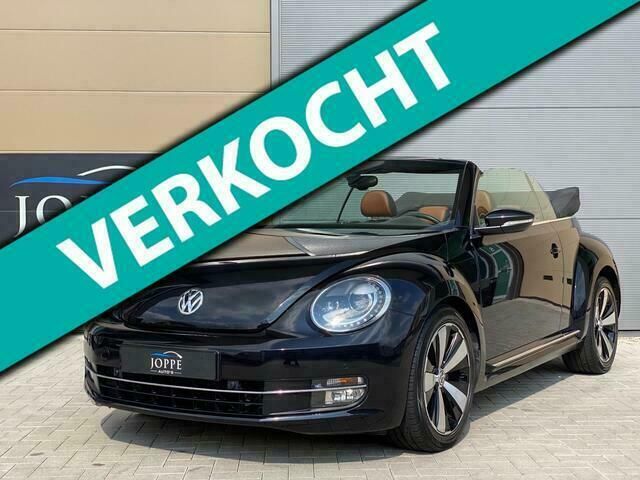 Zwart Gebruikt 2013 VW Beetle Exclusive Cabriolet | € 19.950 (Eerlijke prijs) - Afbeelding 1/4