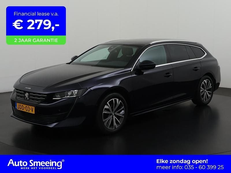Blauw Gebruikt 2021 Peugeot 508 Allure Stationwagen | € 21.740 (Goede deal) - Afbeelding 1/4