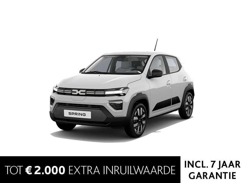 Wit Nieuw 2025 Dacia Spring Expression Hatchback | € 20.700 (Iets duurder) - Afbeelding 1/4