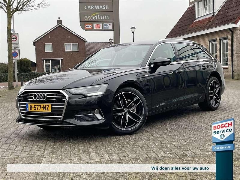Zwart Occasion 2019 Audi A6 Stationwagen | € 26.500 (Super prijs) - Afbeelding 1/4