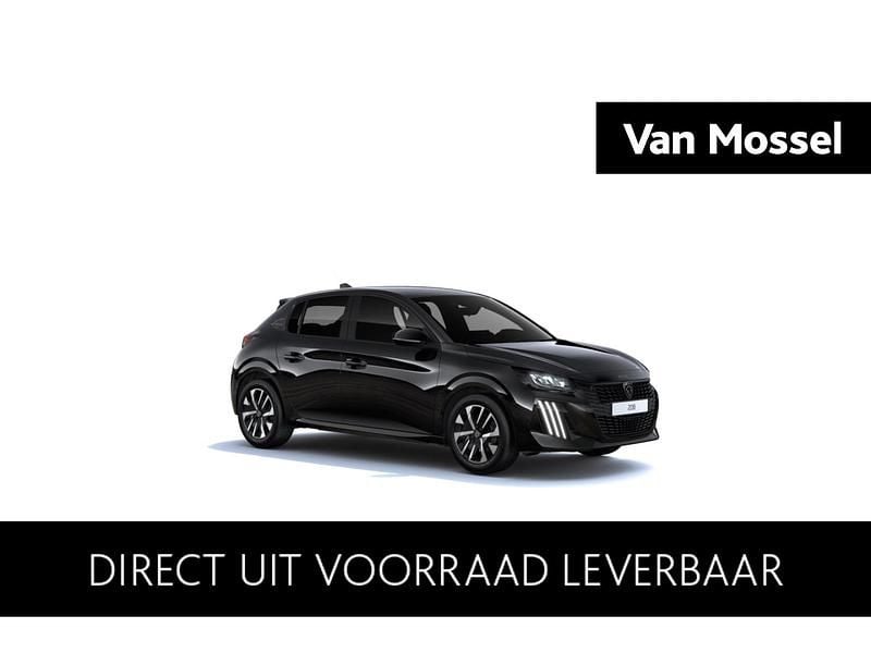Zwart Nieuw 2025 Peugeot 208 Style Hatchback | € 29.925 (Duur) - Afbeelding 1/3