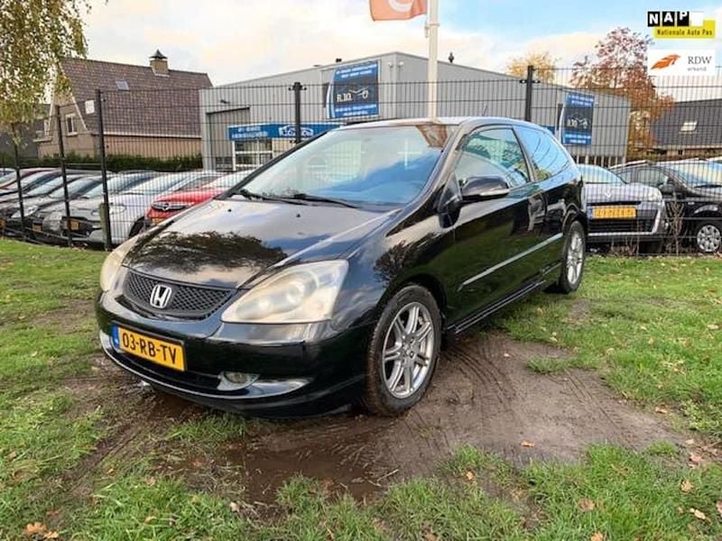 Occasion Honda Civic LS 90 PK (66 kW) 2005 Zwart Hatchback