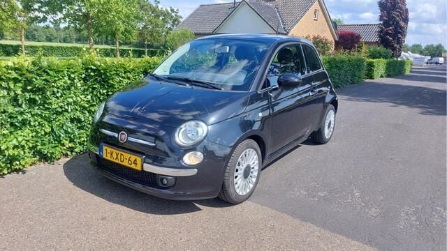 Zwart Gebruikt 2013 Fiat 500 Lounge Hatchback | € 2.850 (Super prijs) - Afbeelding 1/4