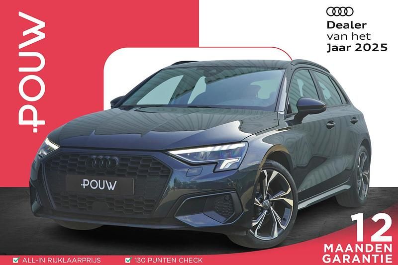 Grijs Gebruikt 2021 Audi A3 Sportback Proline Hatchback | € 24.450 (Iets duurder) - Afbeelding 1/4