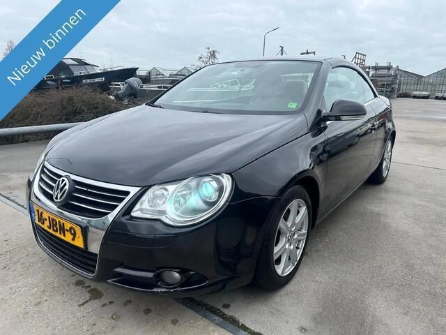 Zwart Gebruikt 2007 VW Eos R Cabriolet | € 3.499 - Afbeelding 1/4