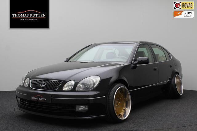 Zwart Gebruikt 2001 Lexus GS300 Executive Line Sedan | € 6.950 - Afbeelding 1/4