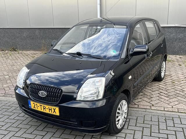 Zwart Gebruikt 2007 Kia Picanto Light Hatchback | € 995 (Super prijs) - Afbeelding 1/4