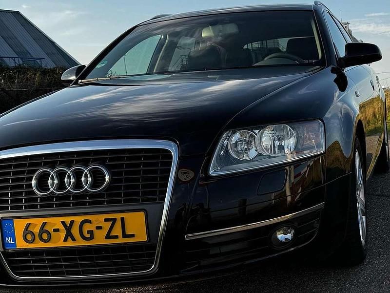 Zwart Gebruikt 2007 Audi A6 Business Stationwagen | € 2.500 (Super prijs) - Afbeelding 1/4