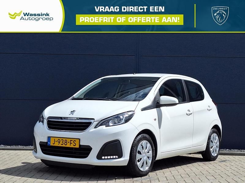 Wit Gebruikt 2019 Peugeot 108 Active Hatchback | € 12.450 (Eerlijke prijs) - Afbeelding 1/3