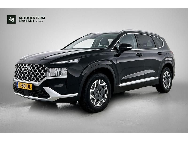 Zwart Gebruikt 2021 Hyundai Santa Fe Comfort SUV | € 27.995 (Eerlijke prijs) - Afbeelding 1/3