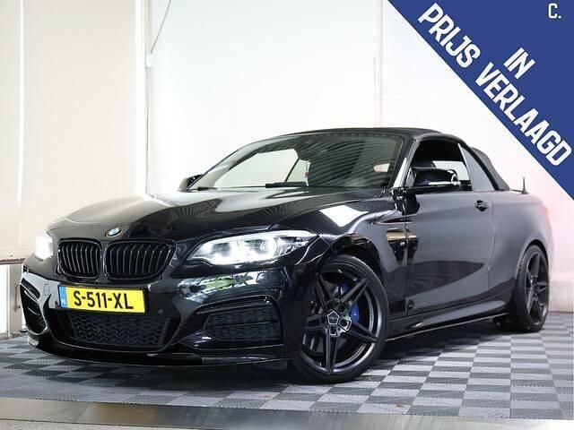 Zwart Gebruikt 2018 BMW M240 M Sport Cabriolet | € 36.750 (Eerlijke prijs) - Afbeelding 1/4