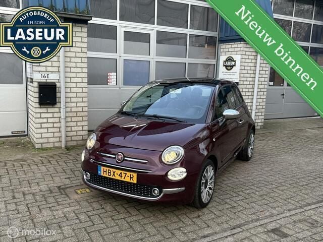 Rood Gebruikt 2018 Fiat 500 Lounge Hatchback | € 9.999 (Goede deal) - Afbeelding 1/4