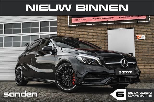 Zwart Gebruikt 2016 Mercedes A45 AMG AMG Hatchback | € 29.900 (Eerlijke prijs) - Afbeelding 1/4