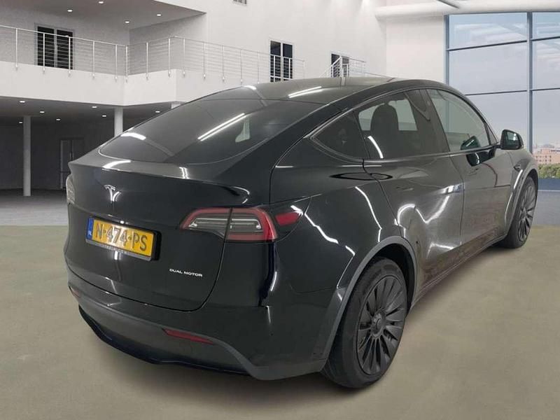 Occasion Tesla Model Y Long Range AWD 378 kW (514 PK) 2021 Zwart SUV