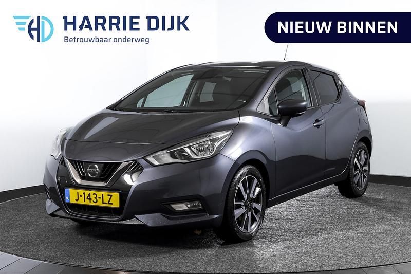 Grijs Gebruikt 2018 Nissan Micra N-Connecta Hatchback | € 10.795 (Eerlijke prijs) - Afbeelding 1/4