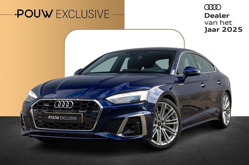 Blauw Gebruikt 2022 Audi A5 Sportback Hatchback | € 50.900 - Afbeelding 1/4