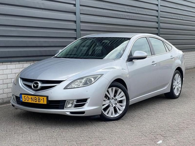 Grijs, metallic lak Occasion 2010 Mazda 6 Edition Sedan | € 3.550 (Duur) - Afbeelding 1/4