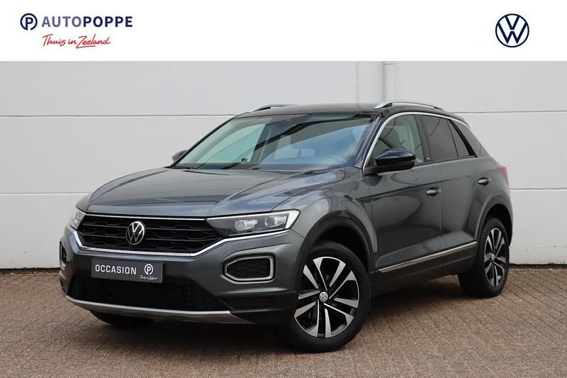 Grijs Gebruikt 2021 VW T-Roc Sportline SUV | € 26.750 (Eerlijke prijs) - Afbeelding 1/4