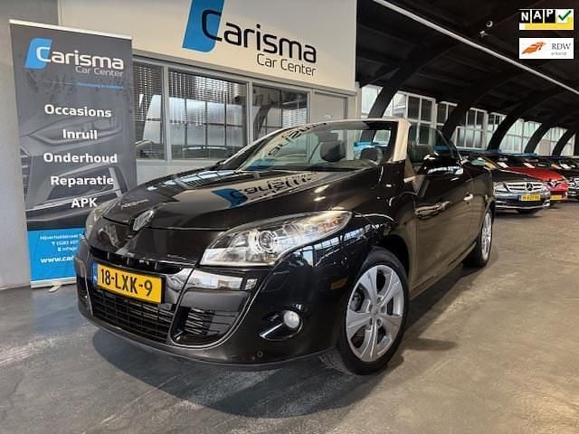 Zwart Gebruikt 2010 Renault Mégane Cabriolet Dynamique Cabriolet | € 5.500 (Eerlijke prijs) - Afbeelding 1/4