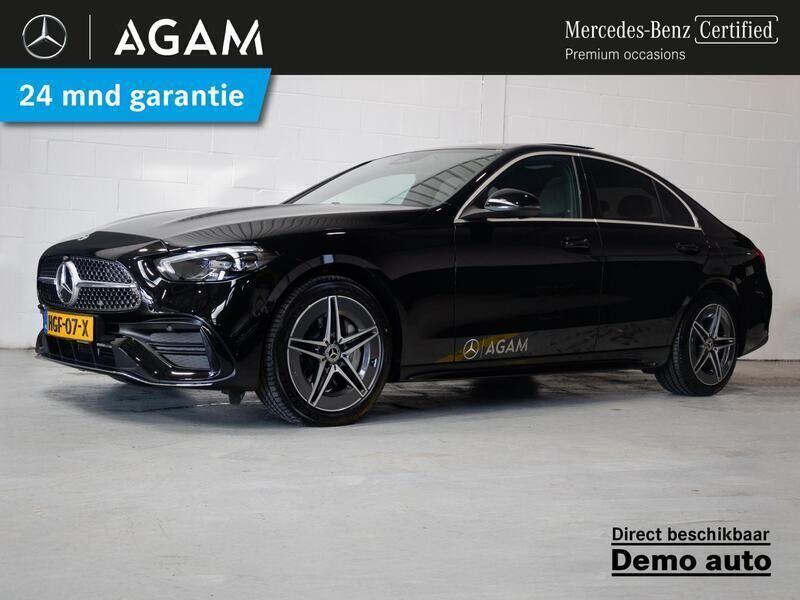 Zwart Gebruikt 2025 Mercedes C300 AMG line Sedan | € 57.950 (Eerlijke prijs) - Afbeelding 1/4