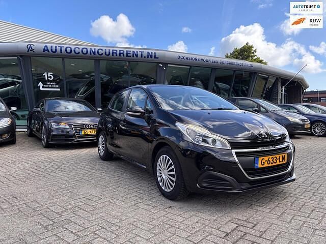 Zwart Gebruikt 2017 Peugeot 208 Access Hatchback | € 5.999 (Eerlijke prijs) - Afbeelding 1/4