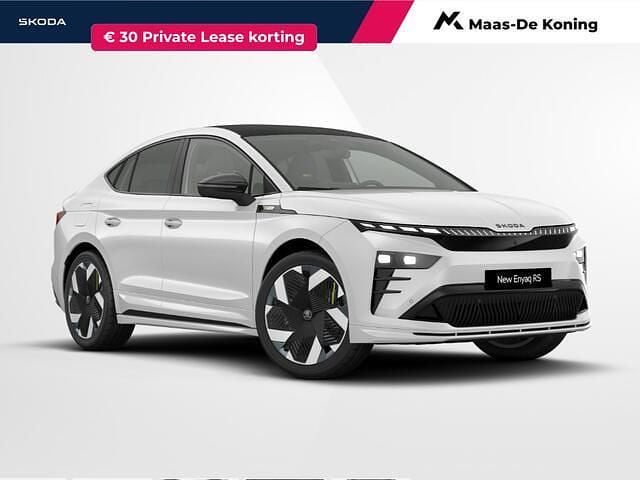 Wit Nieuw 2026 Skoda Enyaq iV Business Line SUV | € 58.990 (Eerlijke prijs) - Afbeelding 1/4
