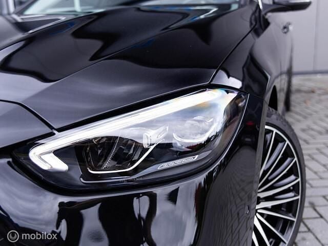 Occasion Mercedes C220 AMG line 199 PK (146 kW) 2022 Zwart Stationwagen