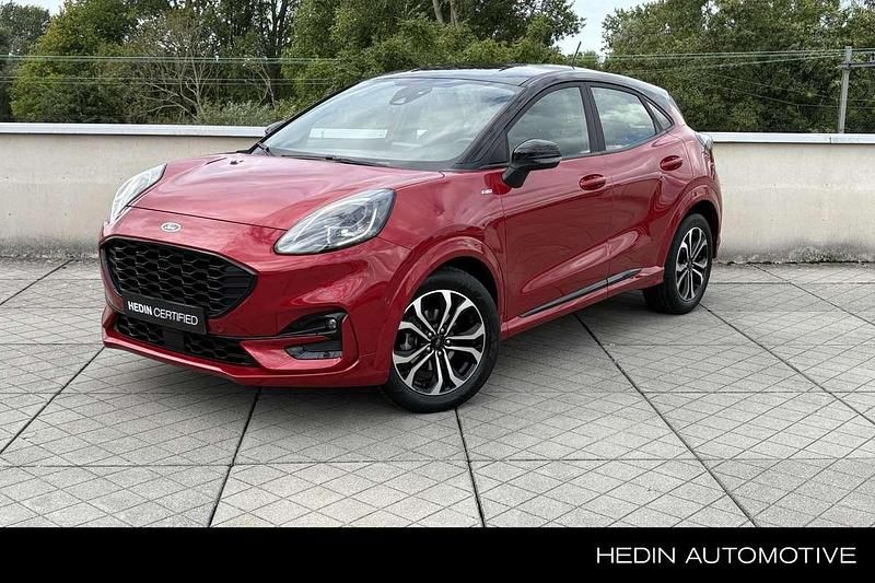 Rood Gebruikt 2022 Ford Puma ST-Line SUV | € 23.945 (Eerlijke prijs) - Afbeelding 1/3