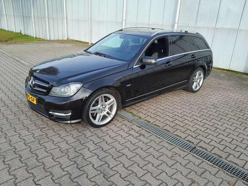 Zwart Gebruikt 2011 Mercedes C350 Elegance Stationwagen | € 13.500 (Goede deal) - Afbeelding 1/4