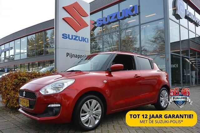 Rood Gebruikt 2017 Suzuki Swift Hatchback | € 12.950 (Iets duurder) - Afbeelding 1/4