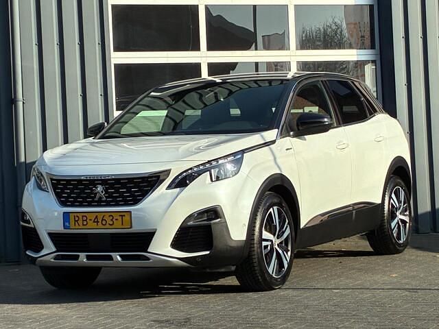 Wit Occasion 2017 Peugeot 3008 GT-line SUV | € 13.850 (Eerlijke prijs) - Afbeelding 1/4