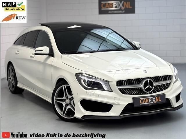 Wit (parellak) Occasion 2016 Mercedes CLA180 Shooting Brake AMG Stationwagen | € 15.750 (Super prijs) - Afbeelding 1/4