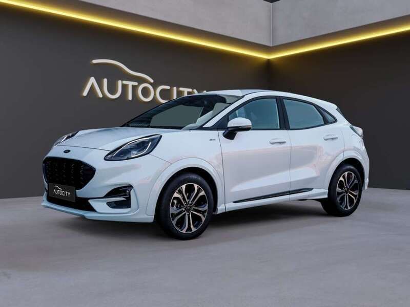Wit Gebruikt 2024 Ford Puma ST-Line SUV | € 26.750 (Eerlijke prijs) - Afbeelding 1/4