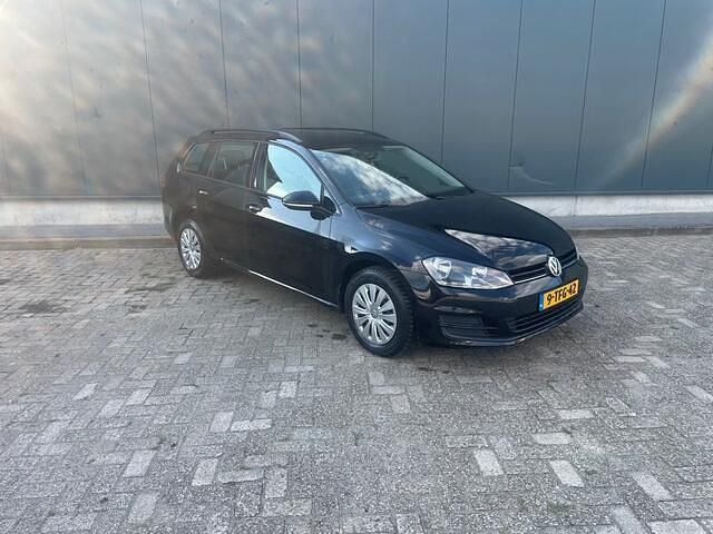 Zwart Gebruikt 2014 VW Golf VII Trendline Stationwagen | € 6.950 (Super prijs) - Afbeelding 1/4