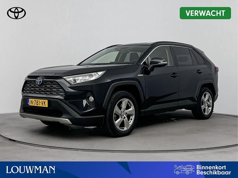 Zwart Gebruikt 2022 Toyota RAV4 Hybrid SUV | € 29.950 (Super prijs) - Afbeelding 1/3