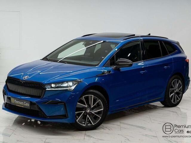 Occasion Skoda Enyaq iV SportLine 150 kW (204 PK) 2022 Blauw SUV