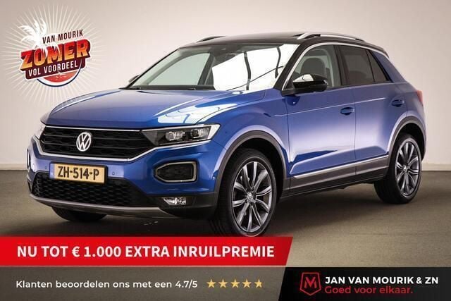 Blauw Gebruikt 2019 VW T-Roc Advance SUV | € 23.900 (Eerlijke prijs) - Afbeelding 1/4