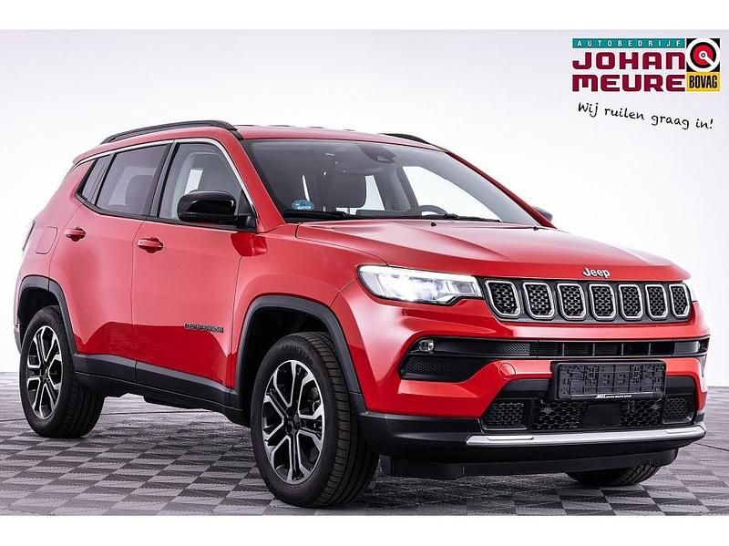 Rood Gebruikt 2022 Jeep Compass Limited SUV | € 24.990 (Goede deal) - Afbeelding 1/4