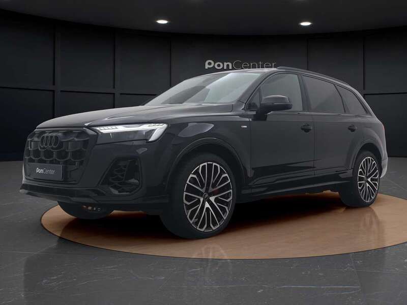 Zwart Nieuw 2025 Audi Q7 Proline SUV | € 119.950 (Duur) - Afbeelding 1/4