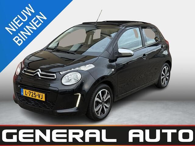 Zwart Gebruikt 2017 Citroën C1 PureTech Hatchback | € 7.250 (Eerlijke prijs) - Afbeelding 1/4