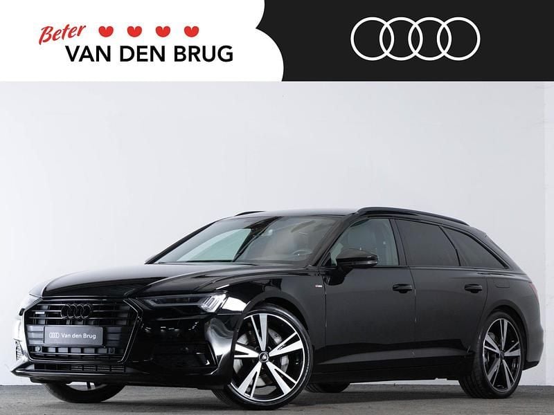 Zwart Gebruikt 2023 Audi A6 S-Line Stationwagen | € 49.185 (Eerlijke prijs) - Afbeelding 1/4