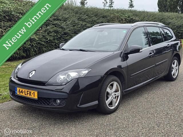 Zwart Gebruikt 2010 Renault Laguna III Expression Stationwagen | € 2.650 (Super prijs) - Afbeelding 1/4