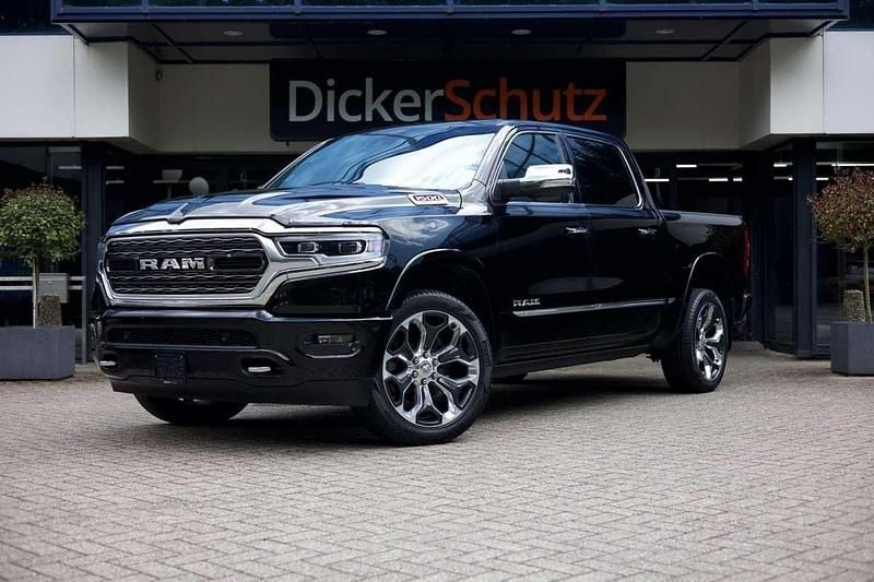 Zwart Gebruikt 2019 Dodge Ram Limited Pickup | € 51.900 (Eerlijke prijs) - Afbeelding 1/3